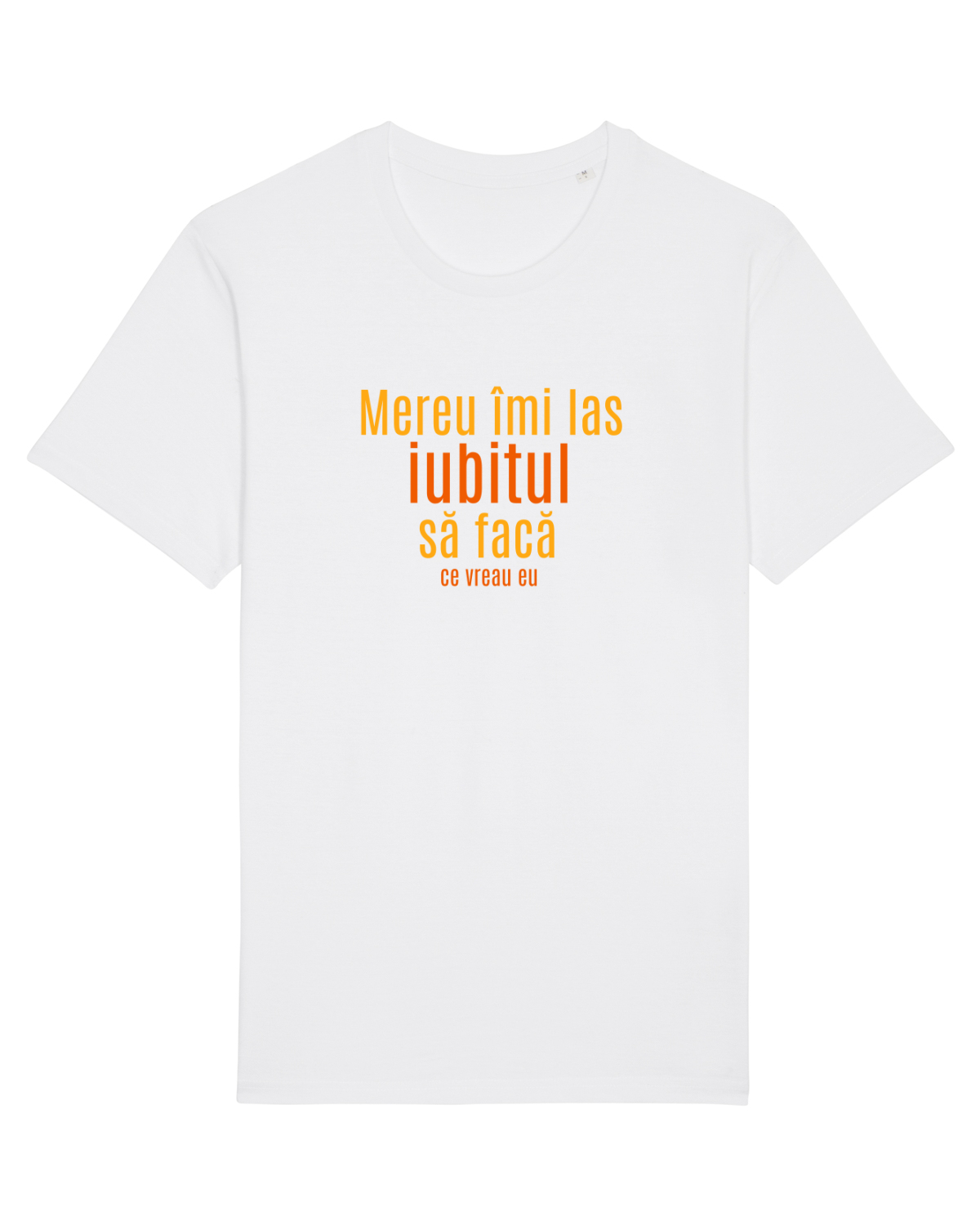Tricou mânecă scurtă Unisex Rocker White