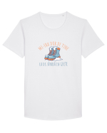 MI-ERA DOR DE TINE... CA DE ZAPADA IN GHETE Tricou mânecă scurtă guler larg Bărbat Skater