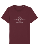 Keep It Pumping – Inima Care Nu Renunță Tricou mânecă scurtă Unisex Rocker