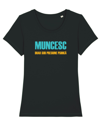 MUNCESC DOAR SUB PRESIUNE PSIHICA Black