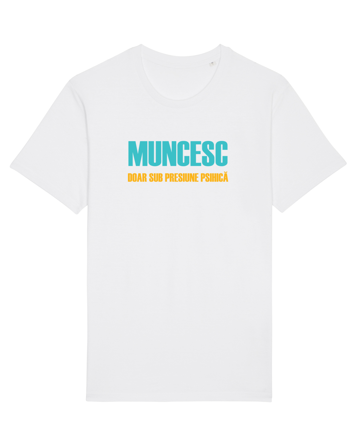 Tricou mânecă scurtă Unisex Rocker White