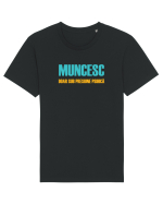 MUNCESC DOAR SUB PRESIUNE PSIHICA Tricou mânecă scurtă Unisex Rocker