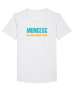 MUNCESC DOAR SUB PRESIUNE PSIHICA Tricou mânecă scurtă guler larg Bărbat Skater