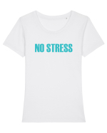 NO STRESS - FARA STRES Tricou mânecă scurtă guler larg fitted Damă Expresser