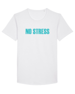 NO STRESS - FARA STRES Tricou mânecă scurtă guler larg Bărbat Skater