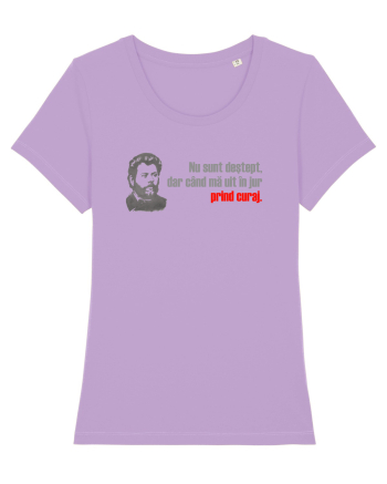 NU SUNT DESTEPT, DAR CAND MA UIT IN JUR PRIND CURAJ - citat Ion Creanga Lavender Dawn