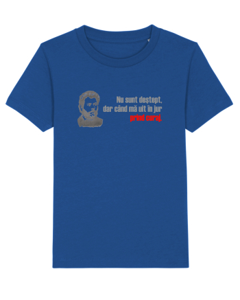 NU SUNT DESTEPT, DAR CAND MA UIT IN JUR PRIND CURAJ - citat Ion Creanga Majorelle Blue