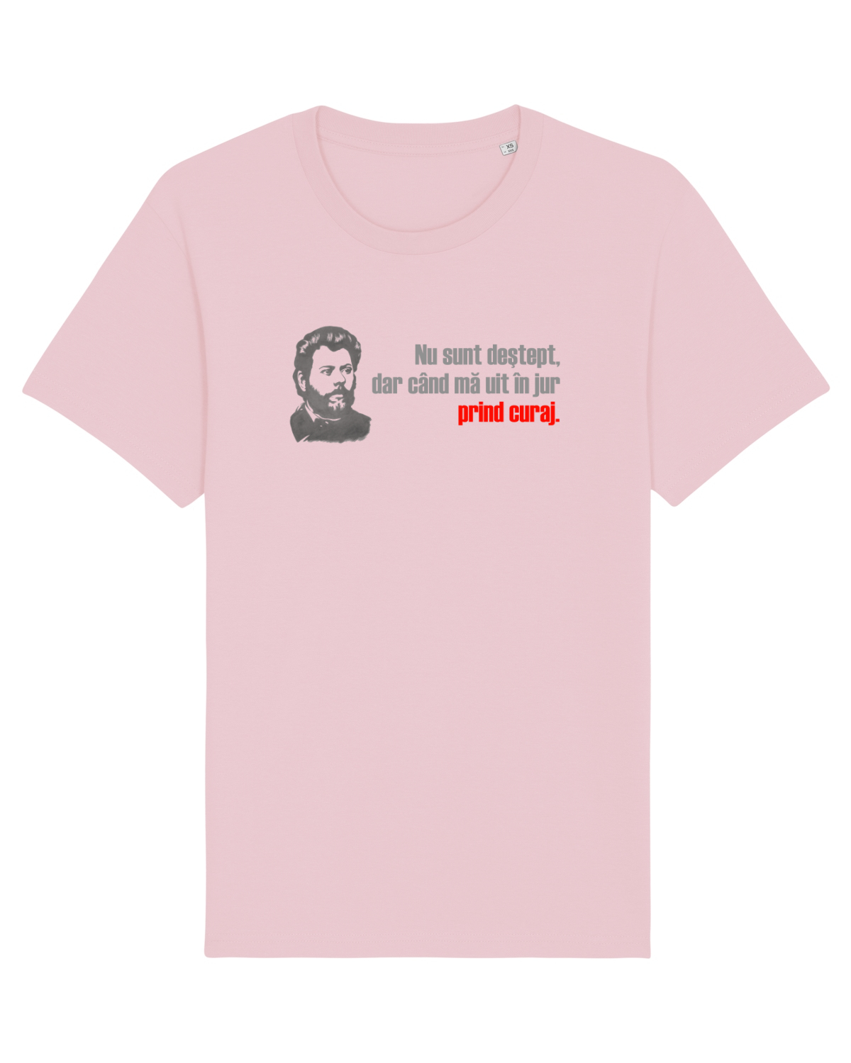 Tricou mânecă scurtă Unisex Rocker Cotton Pink