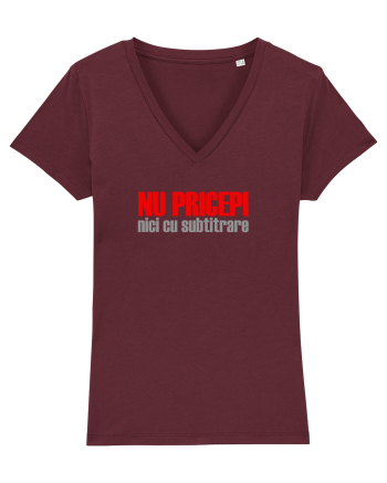 NU PRICEPI... NICI CU SUBTRITRARE Burgundy