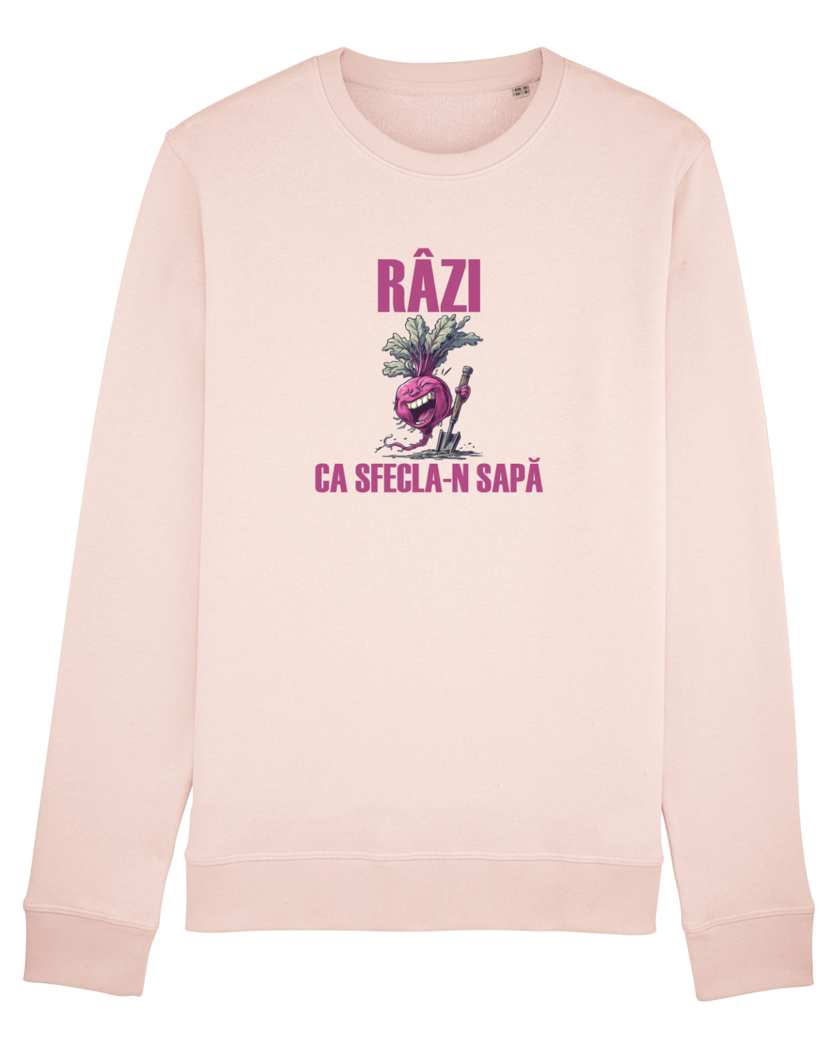 Bluză mânecă lungă Unisex Rise Candy Pink