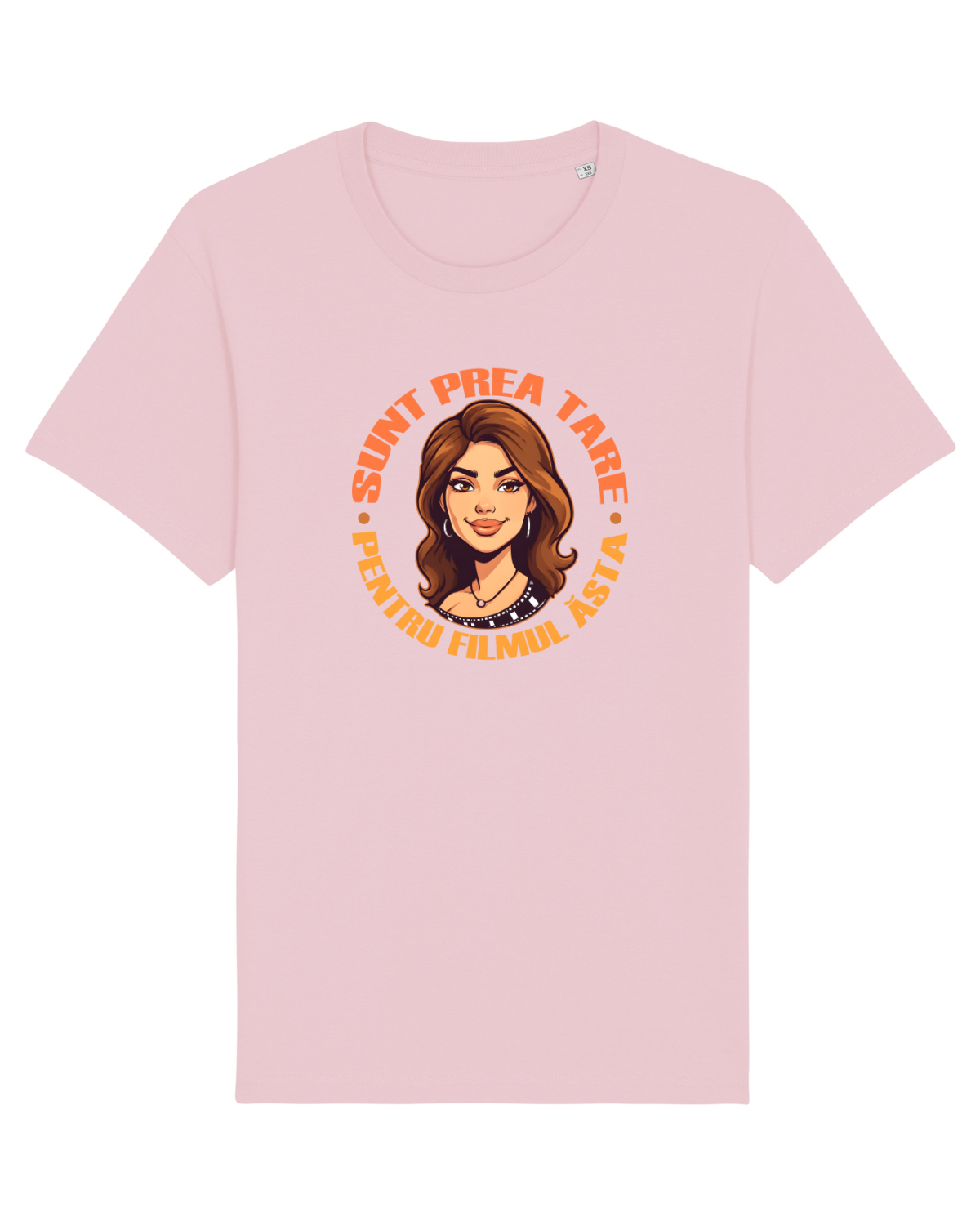 Tricou mânecă scurtă Unisex Rocker Cotton Pink