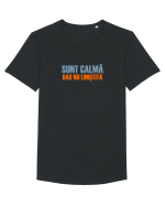 SUNT CALMA, DAR NU LINISTITA Tricou mânecă scurtă guler larg Bărbat Skater