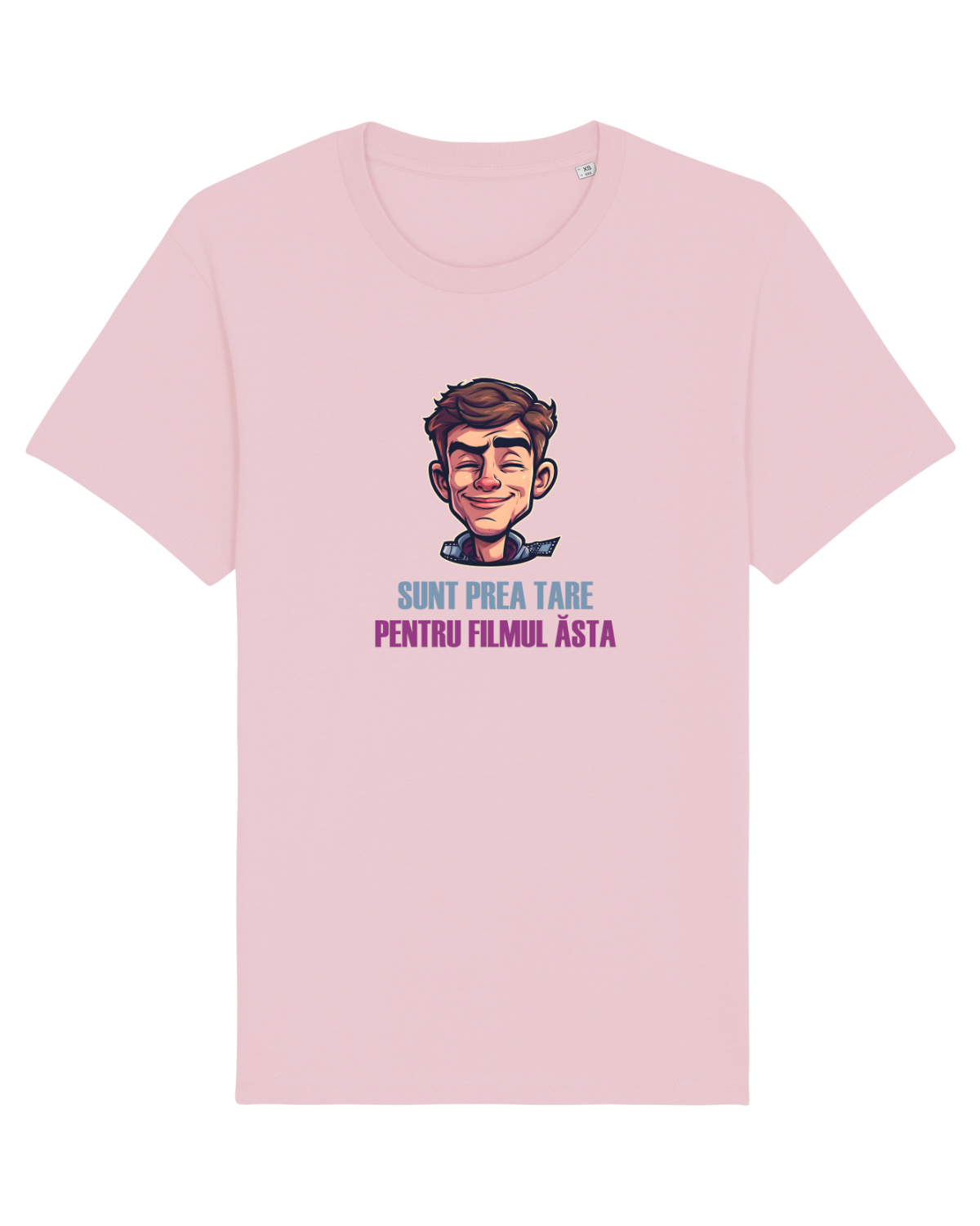 Tricou mânecă scurtă Unisex Rocker Cotton Pink