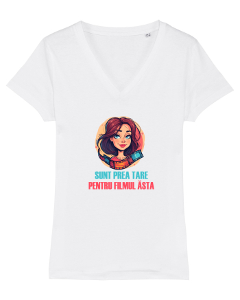 SUNT PREA TARE PENTRU FILMUL ASTA - femeie / fata 2 White