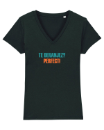 TE DERANJEZ? PERFECT! Tricou mânecă scurtă guler V Damă Evoker