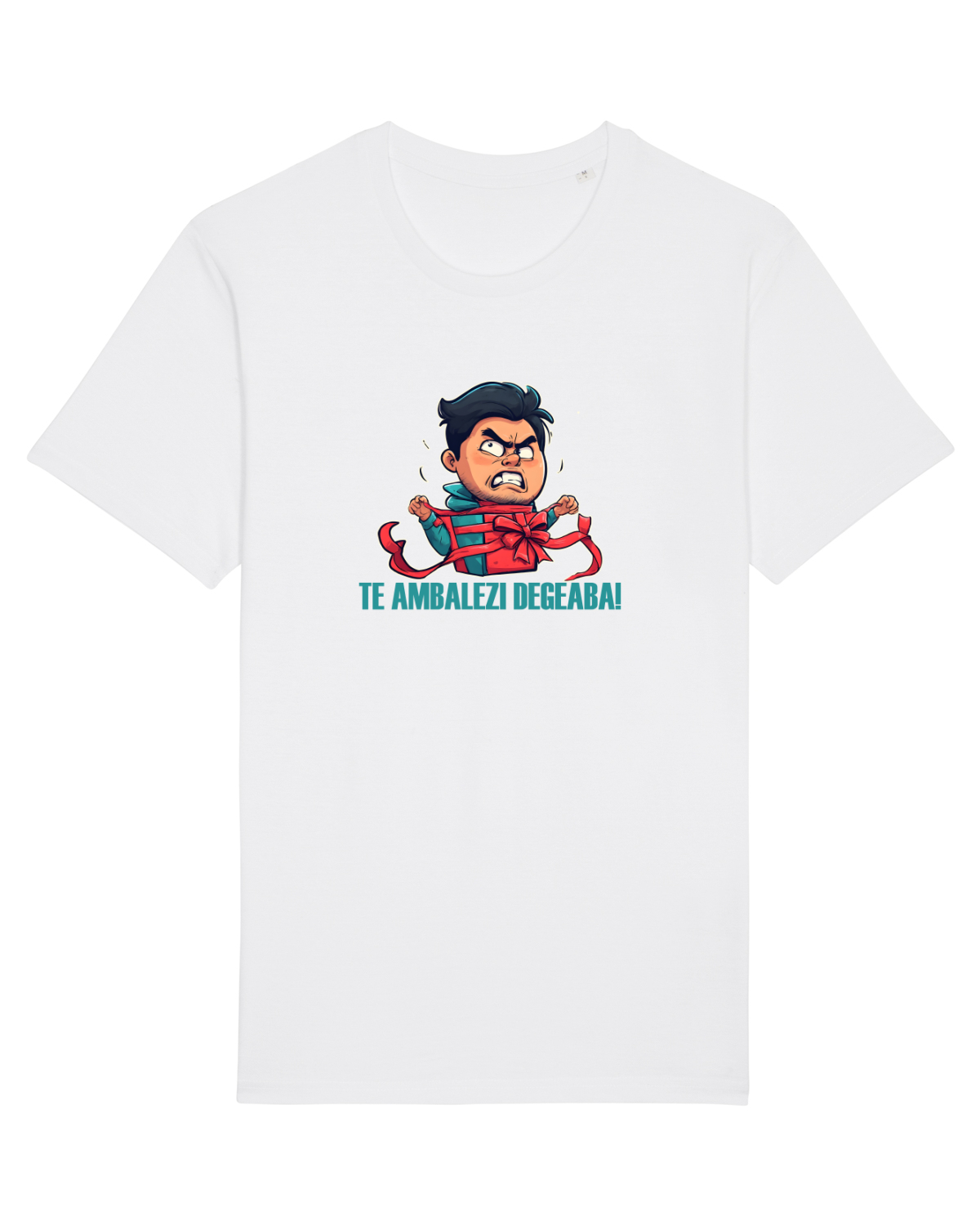 Tricou mânecă scurtă Unisex Rocker White