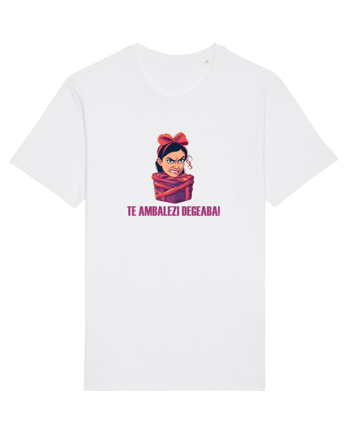 Tricou mânecă scurtă Unisex Rocker White