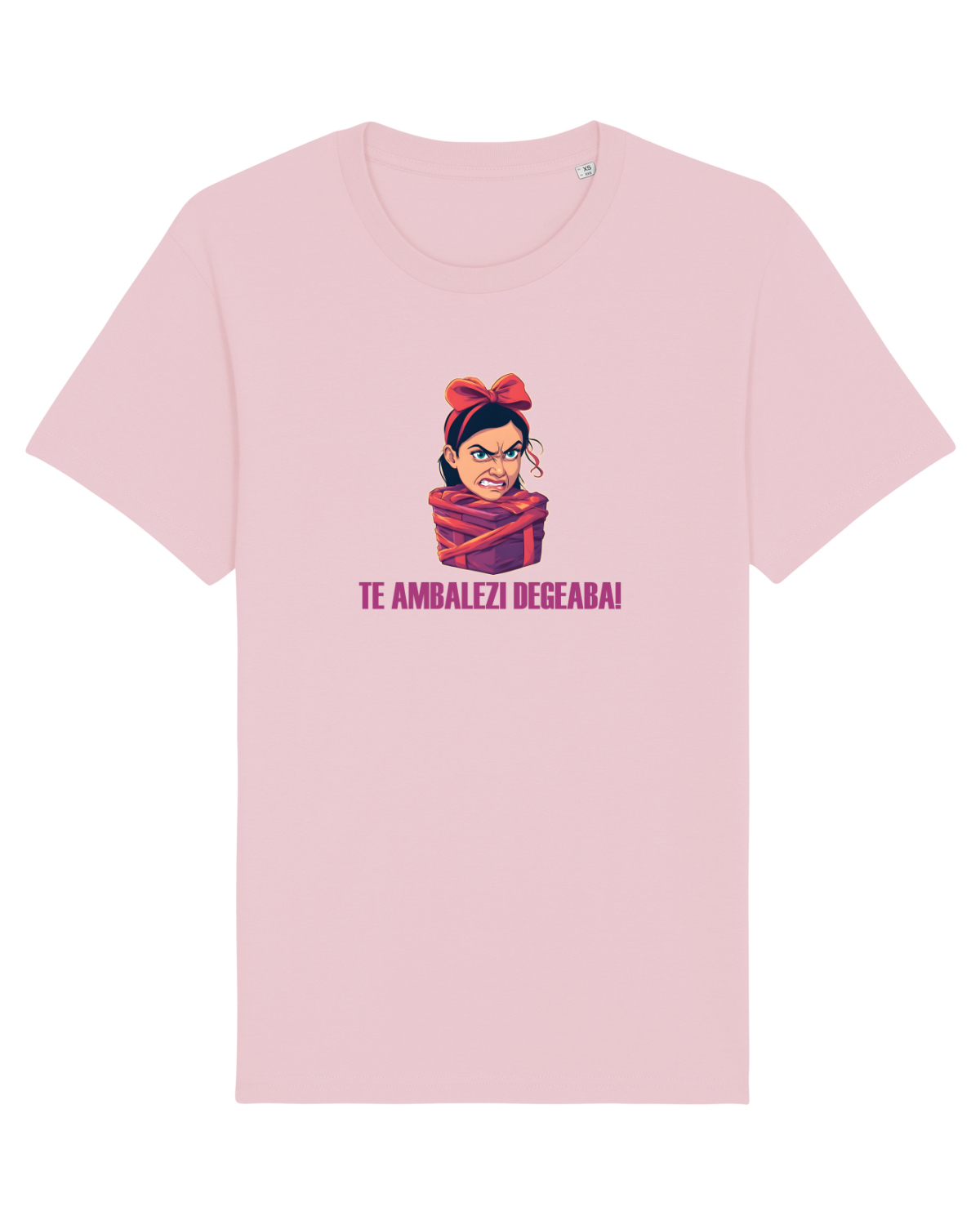 Tricou mânecă scurtă Unisex Rocker Cotton Pink