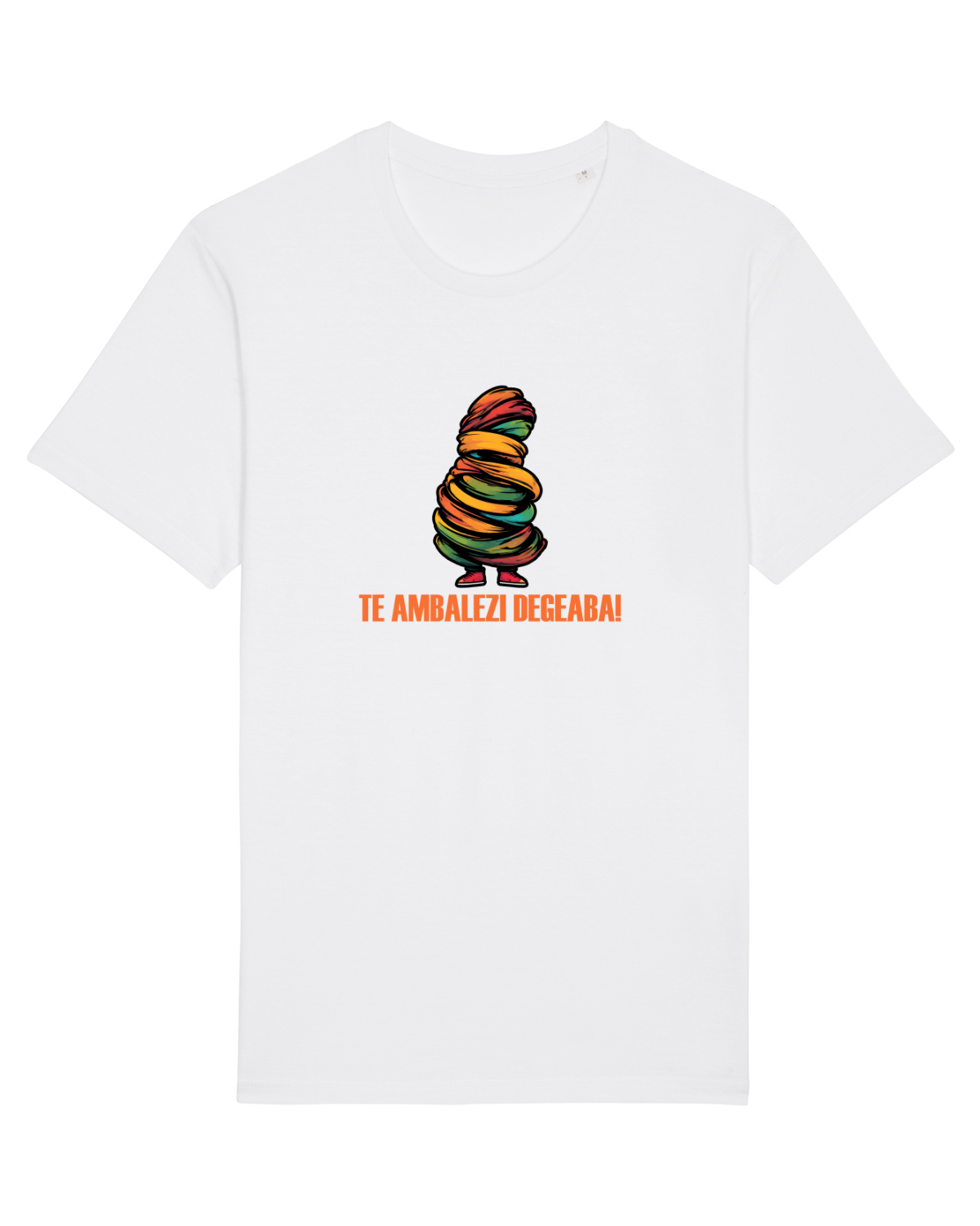 Tricou mânecă scurtă Unisex Rocker White