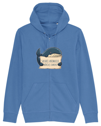 SALVATI ANIMALELE, MANCATI OAMENI - umor absurd - balena Bright Blue