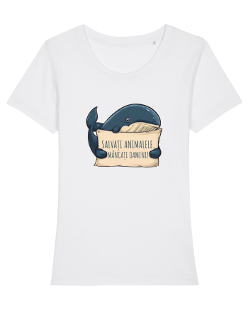 SALVATI ANIMALELE, MANCATI OAMENI - umor absurd - balena White