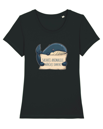 SALVATI ANIMALELE, MANCATI OAMENI - umor absurd - balena Black