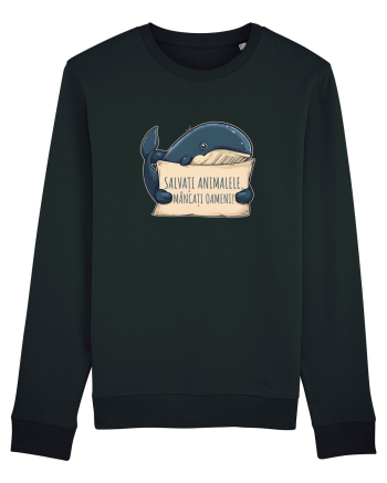 SALVATI ANIMALELE, MANCATI OAMENI - umor absurd - balena Black