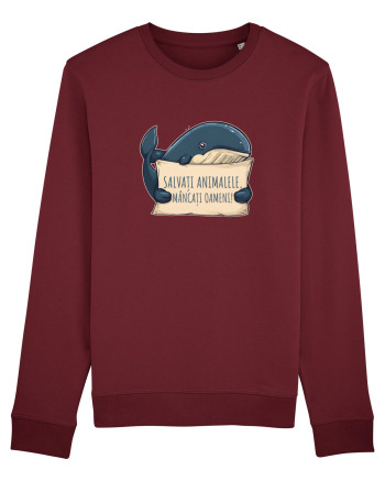 SALVATI ANIMALELE, MANCATI OAMENI - umor absurd - balena Burgundy