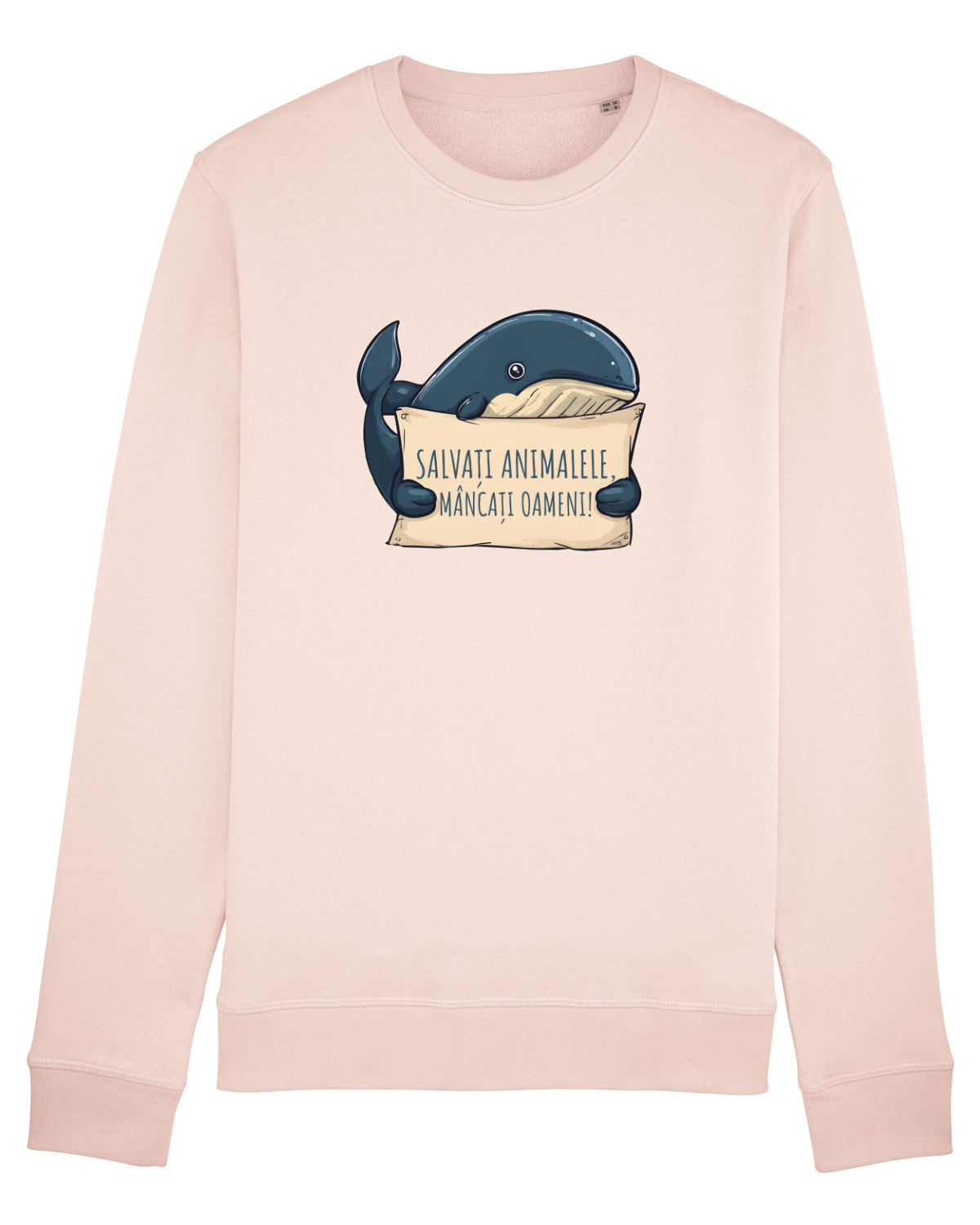 Bluză mânecă lungă Unisex Rise Candy Pink
