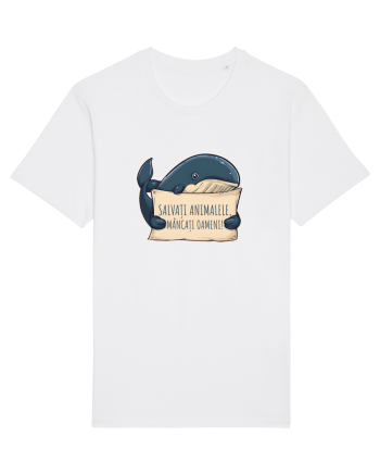 SALVATI ANIMALELE, MANCATI OAMENI - umor absurd - balena White