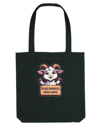 SALVATI ANIMALELE, MANCATI OAMENI - umor absurd - capra Black