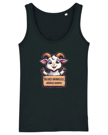 SALVATI ANIMALELE, MANCATI OAMENI - umor absurd - capra Black