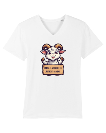 SALVATI ANIMALELE, MANCATI OAMENI - umor absurd - capra White