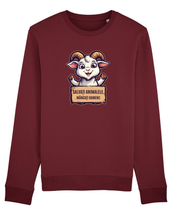 SALVATI ANIMALELE, MANCATI OAMENI - umor absurd - capra Burgundy