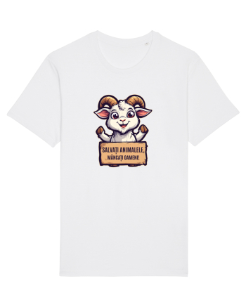 SALVATI ANIMALELE, MANCATI OAMENI - umor absurd - capra White