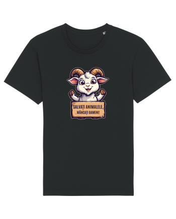 SALVATI ANIMALELE, MANCATI OAMENI - umor absurd - capra Black