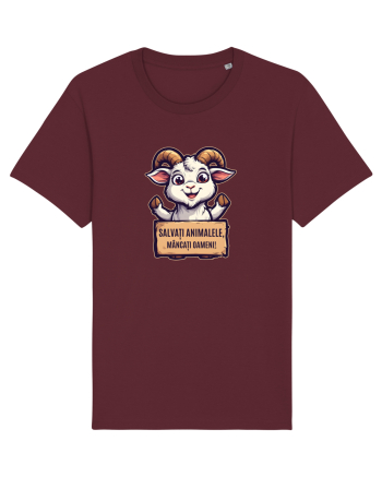 SALVATI ANIMALELE, MANCATI OAMENI - umor absurd - capra Burgundy