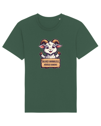 SALVATI ANIMALELE, MANCATI OAMENI - umor absurd - capra Bottle Green