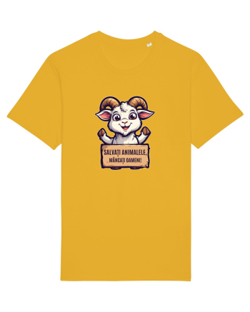 SALVATI ANIMALELE, MANCATI OAMENI - umor absurd - capra Spectra Yellow