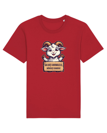 SALVATI ANIMALELE, MANCATI OAMENI - umor absurd - capra Red