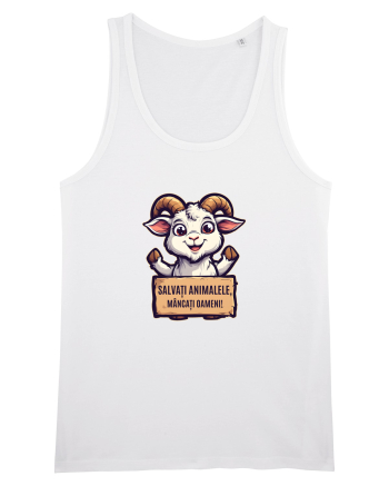 SALVATI ANIMALELE, MANCATI OAMENI - umor absurd - capra White