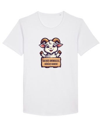 SALVATI ANIMALELE, MANCATI OAMENI - umor absurd - capra White