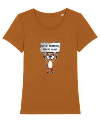 SALVATI ANIMALELE, MANCATI OAMENI - umor absurd - cerb / caprioara Roasted Orange