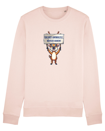SALVATI ANIMALELE, MANCATI OAMENI - umor absurd - cerb / caprioara Candy Pink