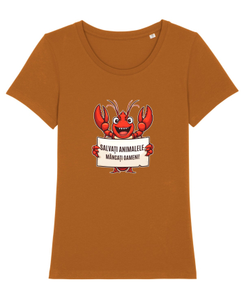 SALVATI ANIMALELE, MANCATI OAMENI - umor absurd - creveti / homari / raci Roasted Orange