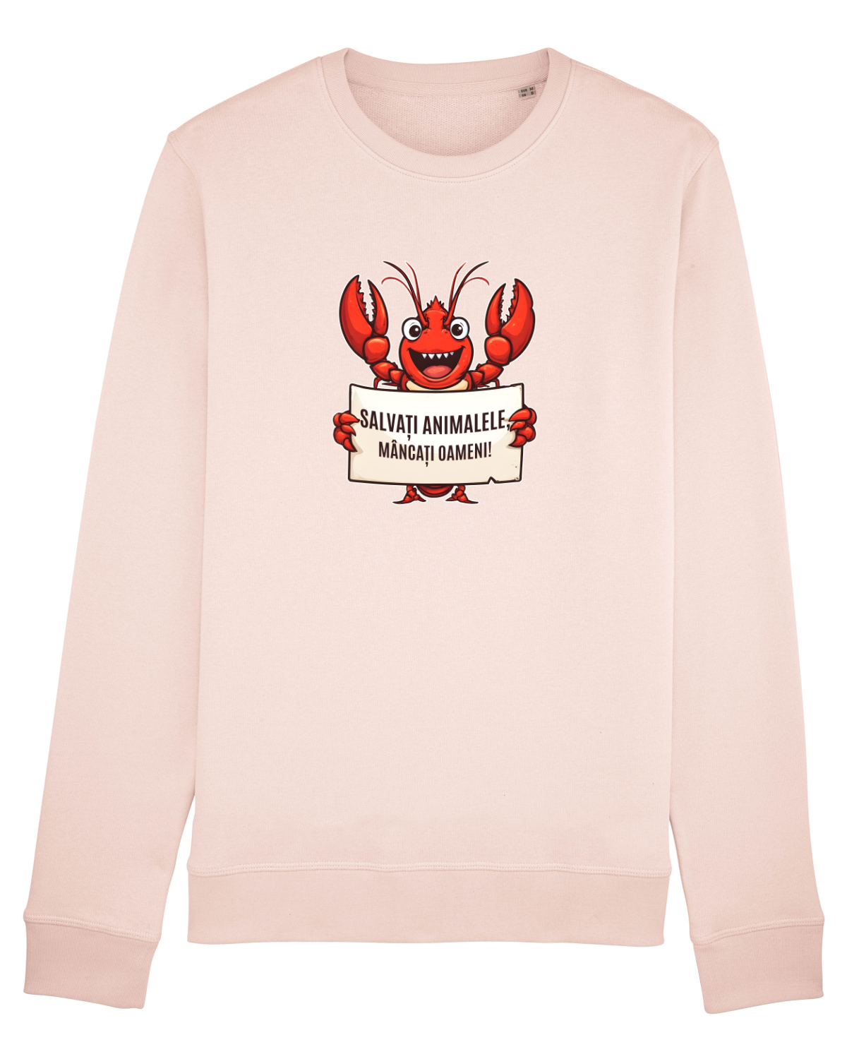 Bluză mânecă lungă Unisex Rise Candy Pink