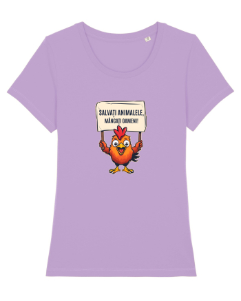 SALVATI ANIMALELE, MANCATI OAMENI - umor absurd - gaina / pui Lavender Dawn