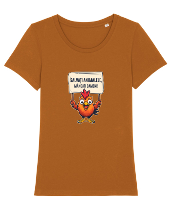 SALVATI ANIMALELE, MANCATI OAMENI - umor absurd - gaina / pui Roasted Orange