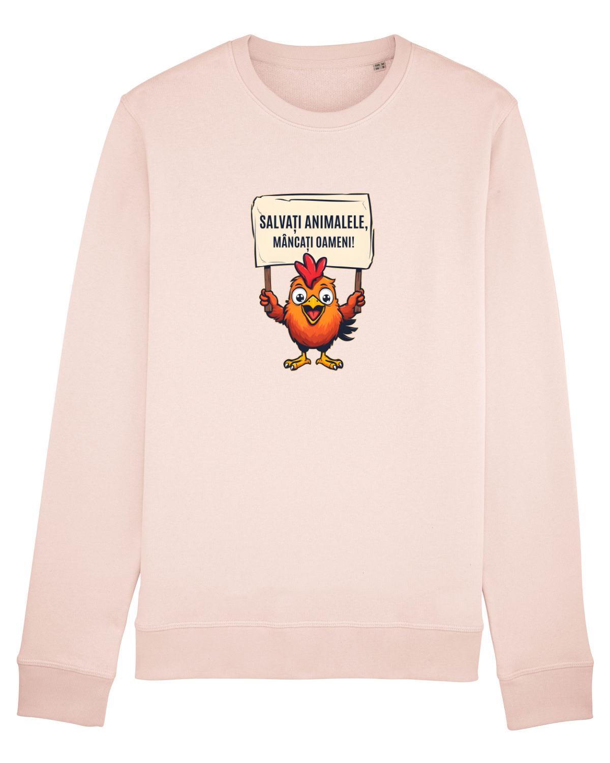 Bluză mânecă lungă Unisex Rise Candy Pink