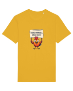 SALVATI ANIMALELE, MANCATI OAMENI - umor absurd - gaina / pui Tricou mânecă scurtă Unisex Rocker